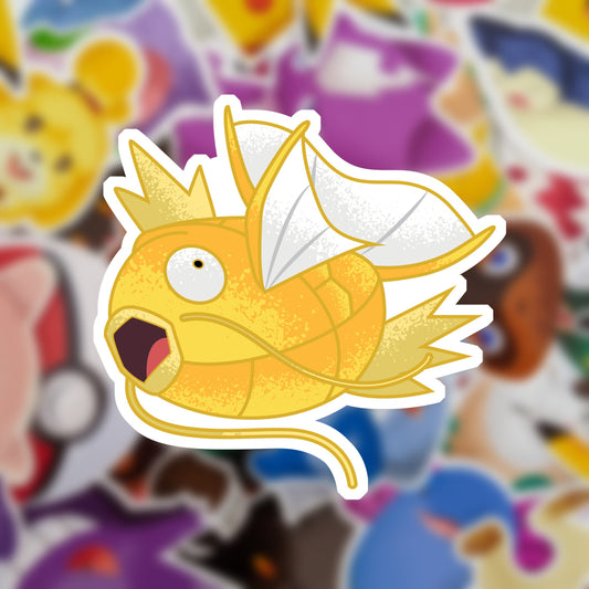 Shiny Magikarp Fish Vinyl  sticker