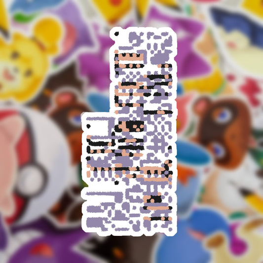 Missingno Vinyl  Sticker