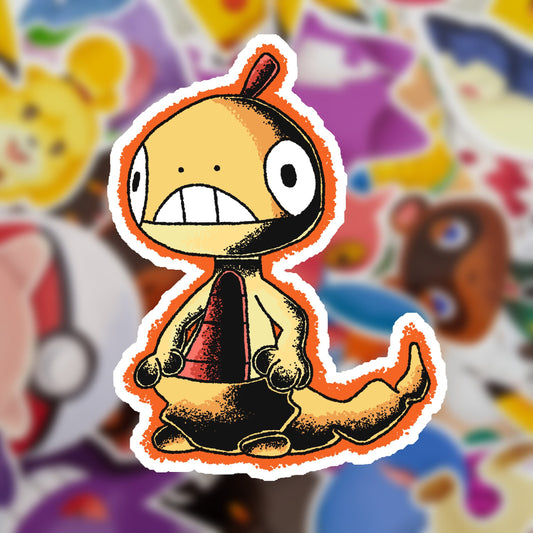 Scraggy Vinyl  Sticker