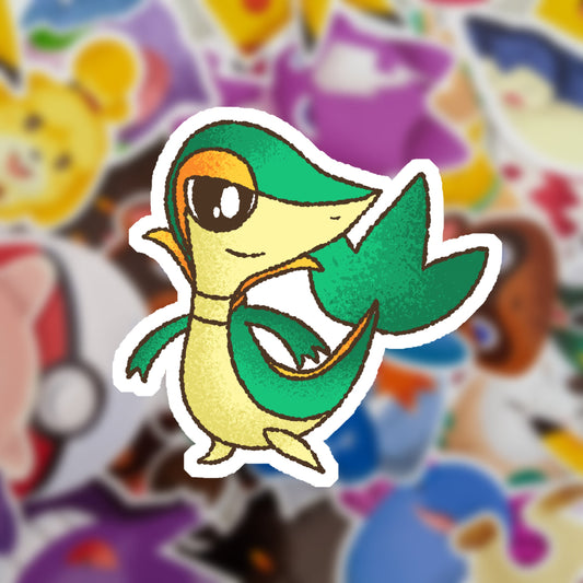 Snivy Vinyl Sticker