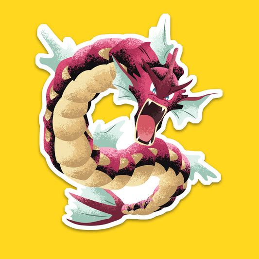 Gyarados Vinyl Sticker