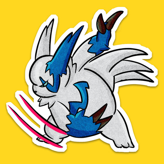 Shiny Zangoose Vinyl Sticker