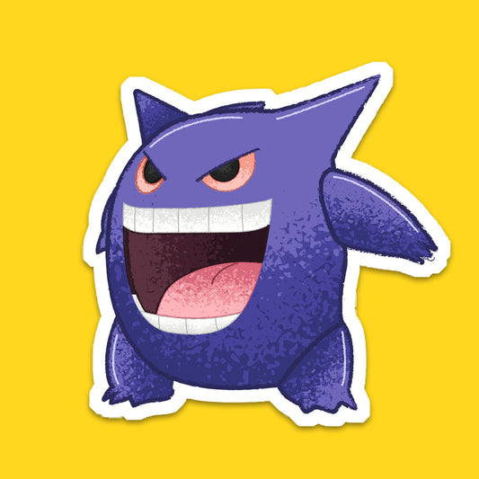 Gengar Vinyl Sticker