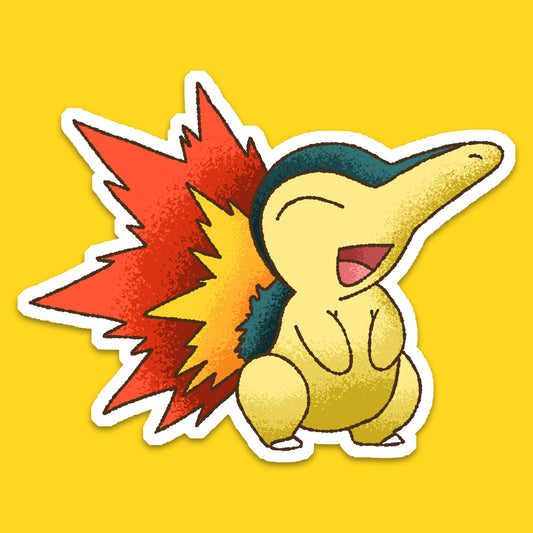 Cyndaquil Vinyl Sticker