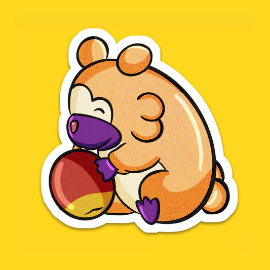 Shiny Bidoof Vinyl Sticker