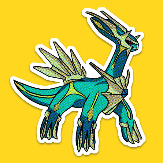 Dialga Steel Dragon Vinyl Sticker