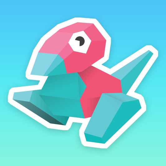 Porygon Vinyl Sticker