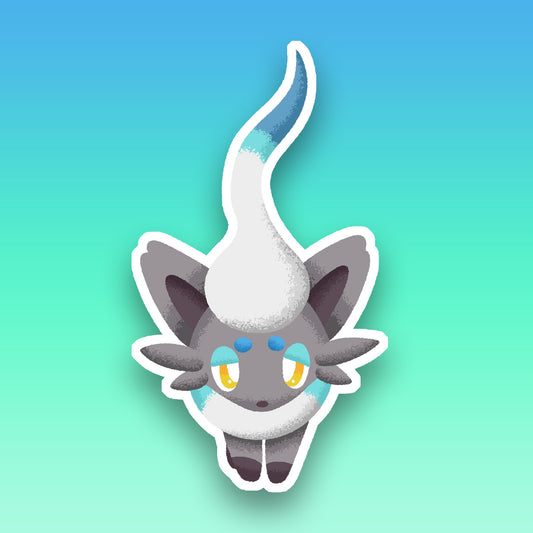 Shiny Hisuian Zorua Vinyl Sticker