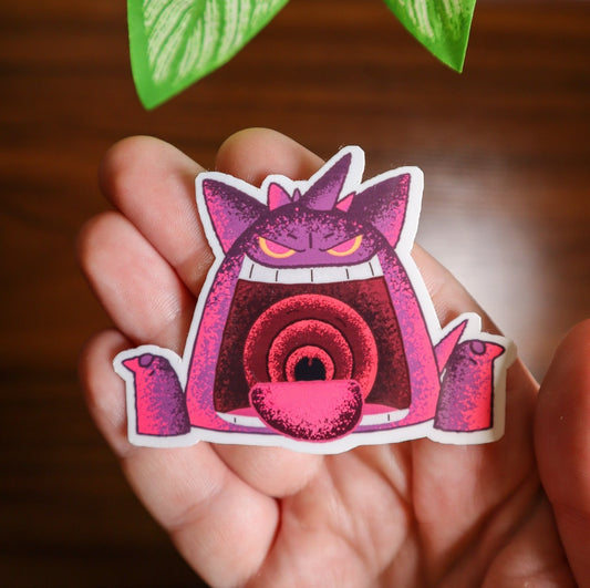 G max Gengar Vinyl Sticker