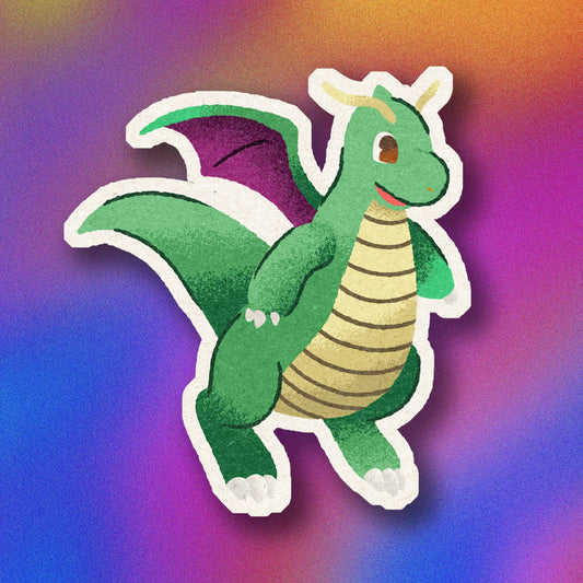 Shiny Dragonite Vinyl Sticker