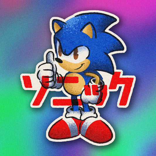 Sonic Vinyl Sticker